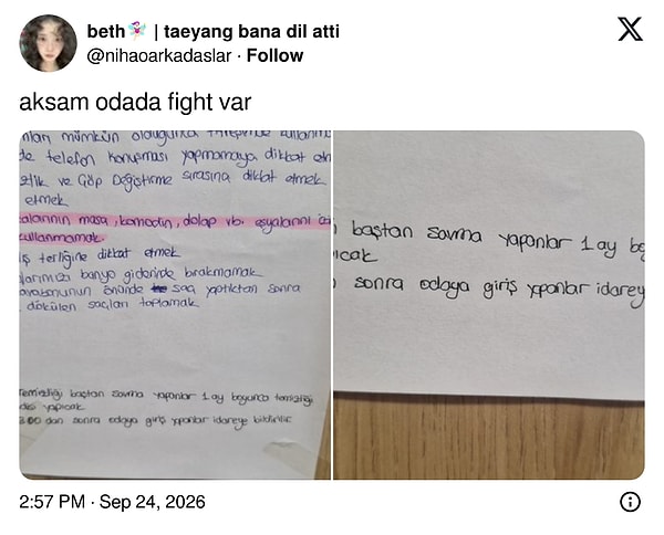 İlk paylaşım şöyleydi: