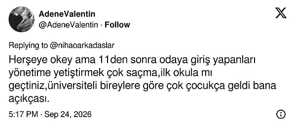 İdareye bildirme maddesi üniversiteliler için fazla çocukça bulundu