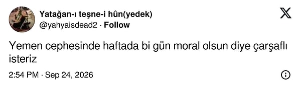 Çarşaflıya bu parayı ancak cephede moral yemeği olarak vermek mümkün
