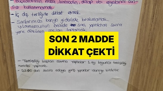 Bir Yurt Odasındaki Sevr Anlaşması'nı Aratmayan Kurallar Çok Konuşuldu