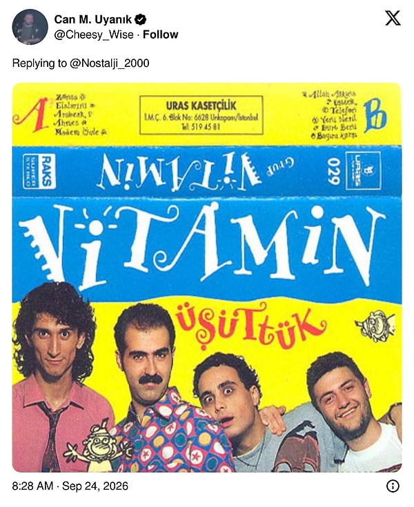 Vitamin'in Üşüttük albümü kapağıyla bile güldürüyor
