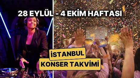 28 Eylül – 4 Ekim İstanbul Konser Takvimi: Bu Haftanın En Eğlenceli Konserleri ve Festivalleri