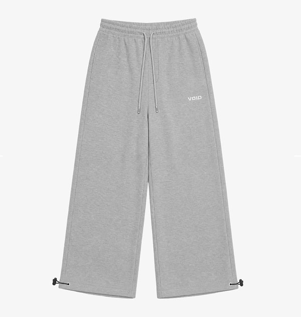 VOID Edition nakışlı paçası ayarlanabilir oversize eşofman altı 599,00 TL!