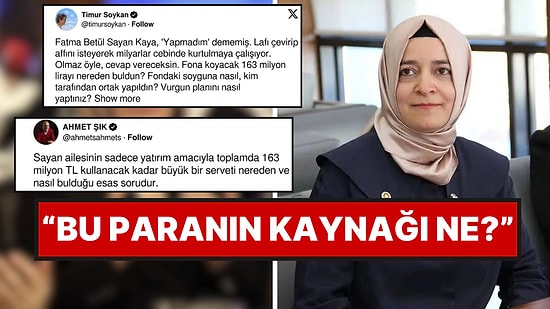 163 Milyon TL’den 2,17 Milyar TL’ye: Fatma Betül Sayan Kaya ve Eşinin Para Kaynağı Merak Konusu Oldu