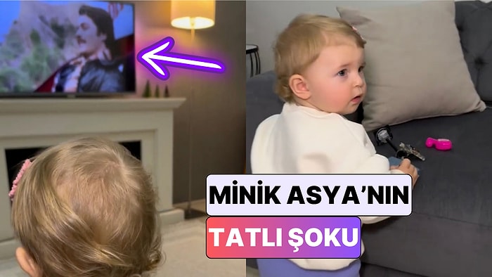Selvi Boylum Al Yazmalım Filmini İzlerken Kendi Adını Duyan Minik Asya Şaşkına Döndü