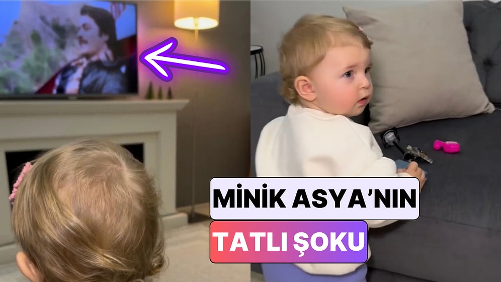 Selvi Boylum Al Yazmalım Filmini İzlerken Kendi Adını Duyan Minik Asya Şaşkına Döndü