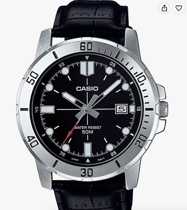 Casio analog erkek kol saati %14 indirimle 1.749,00 TL yerine net 1.505,27 TL!