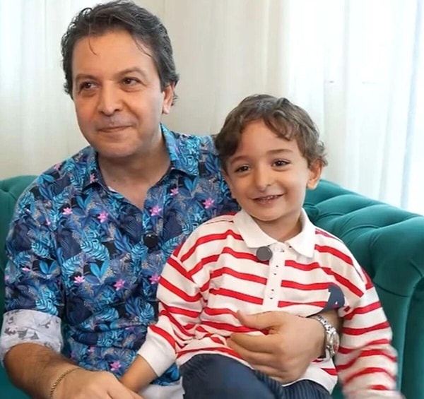 Nihat Doğan'ın 3 yaşındaki oğlu Badıkan, ilk kez kameraların karşısına geçti.