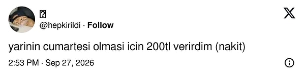Pazar akşamı pazarlığı: 200 lira, üstelik nakit