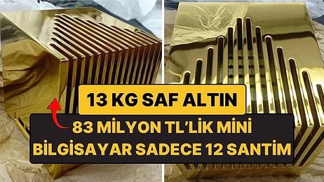 13 Kilo Saf Altından Kasa: Karşınızda 83 Milyon Liralık Mini Bilgisayar!