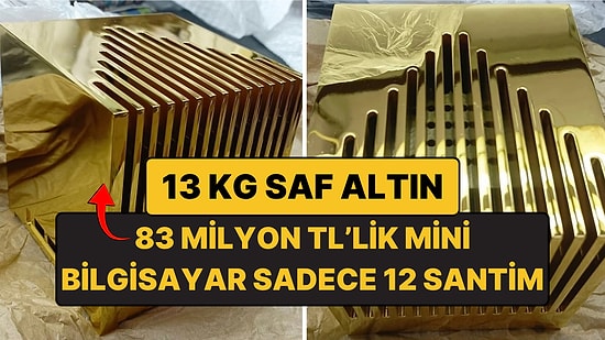 13 Kilo Saf Altından Kasa: Karşınızda 83 Milyon Liralık Mini Bilgisayar!