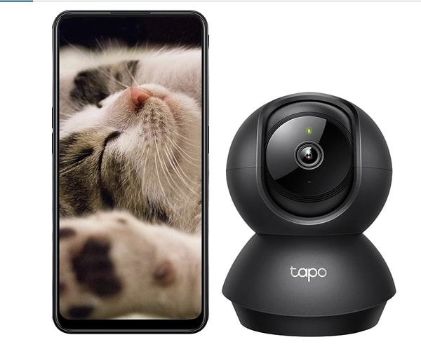 Tapo TP-Link C211 2K 3MP Wi-Fi güvenlik kamerası son 365 günün en düşüğü net 999,00 TL!