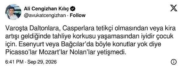 Esenyurt ve Bağcılar'dan da Picasso çıkmadığını hatırlatan yanıt