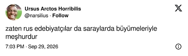 Saraylarda büyüyen Rus edebiyatçılarına ironik selam