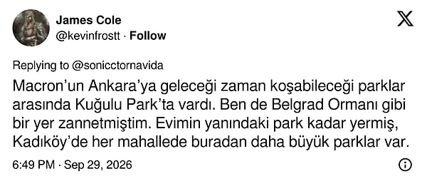 Macron'un koşu rotası listesinde görünce Belgrad Ormanı sanılmış