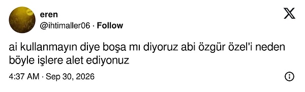 Doktoru Özgür Özel'e benzetenler de az değildi