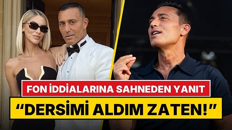 Fon İddialarına Sahneden Yanıt: Mustafa Sandal Yıllar Önceki Otel İşini Hatırlatıp "Dersimi Aldım" Dedi