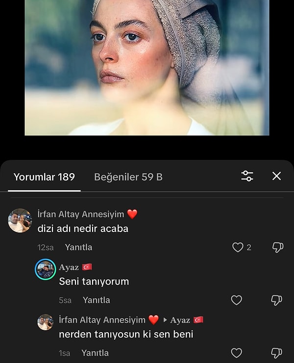 Tanışıklık iddiası iki mesajda çöktü.
