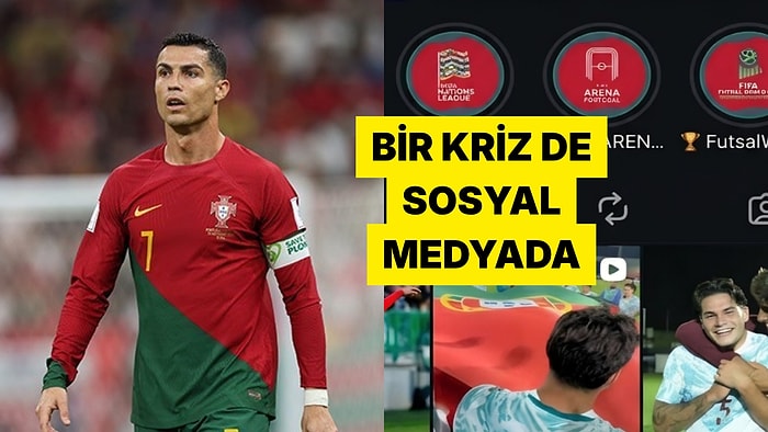Ronaldo'nun Vedasının Ardından Portekiz Milli Takımı Birkaç Saatte 500 Bin Takipçi Kaybetti