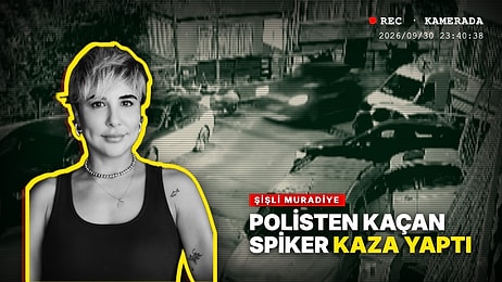 Polisin 'Dur' İhtarına Uymayan Sözcü TV Spikeri Deniz Türkeri Kaza Yaptı: Park Halindeki Araçlara Çarptı