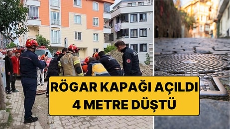 Rögar Kapağına Bastı: 76 Yaşındaki Kadın 4 Metrelik Çukura Düştü
