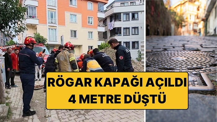 Rögar Kapağına Bastı: 76 Yaşındaki Kadın 4 Metrelik Çukura Düştü