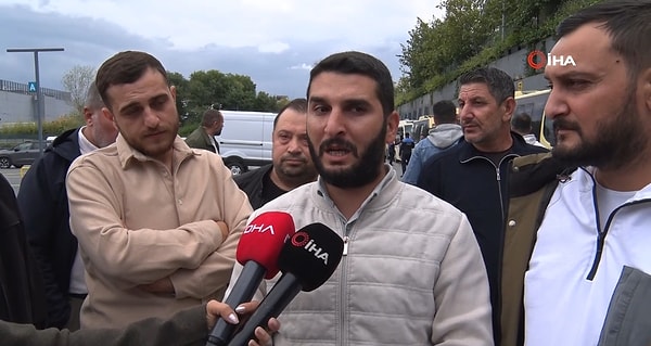 Esnaf adına konuşan Gökhan Sevim: "Her gün raylı sistem gelişiyor, iki senedir çözüm bekliyoruz."