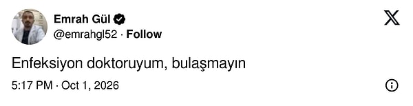 Enfeksiyon doktorundan bulaşma tavsiyesi