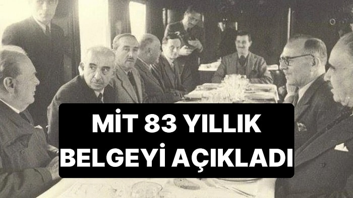 MİT 83 Yıllık Belgeyi Yayımladı: Churchill Adana'ya Gelince Alman Konsolosu Telaşlanmış