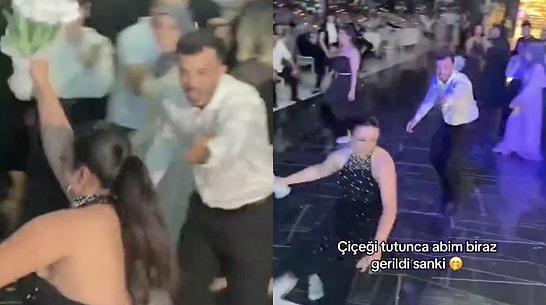 Brother Goes Viral After Dramatic Reaction to Sister Catching Bridal Bouquet