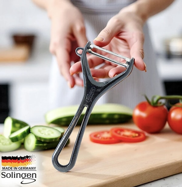Solingen paslanmaz çelik sebze ve meyve soyucu mutfakların vazgeçilmezi!