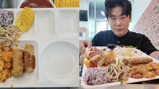 South Korean Employee Shows Off Impressive 15-Course Office Cafeteria Lunch