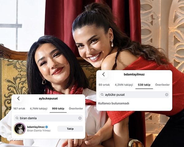 Furkan Andıç'ın paylaşımının ardından Biran Damla Yılmaz'ın Aybüke Pusat'ı takipten çıkardığı fark edildi!