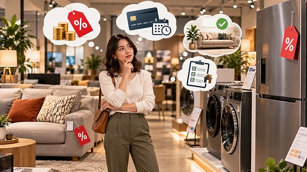 5. Evine yeni bir eşya alacaksın. Hangisi satın alma kararını daha çok etkiler?
