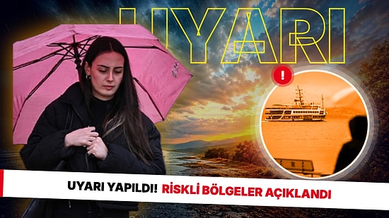Prof. Dr. Mikdat Kadıoğlu Uyardı: Adana ve Hatay'da Ani Sel, Marmara ile Ege'de Fırtına Riski