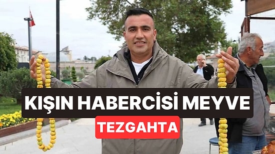 İpe Dizilip Satılıyor, Sadece 15 Gün Tezgahta Kalıyor: Kışın Habercisi Meyvenin Kilosu 75 Lira