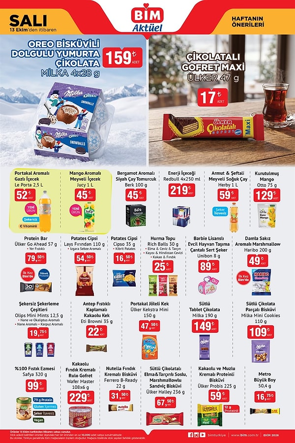 Milka Oreo Bisküvili Dolgulu Yumurta Çikolata 4x28 g 159 TL