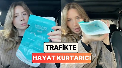 İçerik Üreticisi Eda Karabacak Acil Durumlar İçin Kullanılabilen Mini Tuvaleti Paylaştı