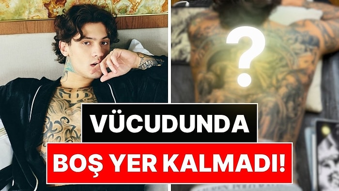 Vücudunda Boş Yer Bırakmamaya Kararlı: Çakal Bu Kez Sırtının Tamamını Dövmeyle Kaplattı!
