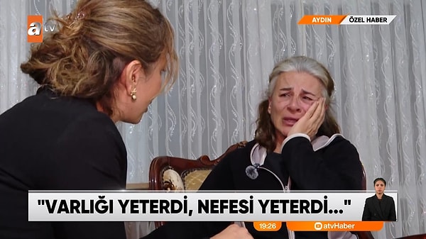 Ece İrtem'in annesi Nuriye İrtem de kızının kendisine sorduğu yürek burkan soruyu anlattı.