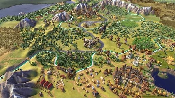4. Civilization serisi gibi oyunlar size strateji kurmayı öğretiyor.