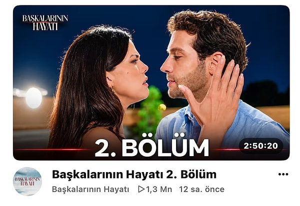 Başkalarının Hayatı'nın 2. bölümü YouTube'da tam 2 saat 50 dakika 20 saniye olarak yayınlandı