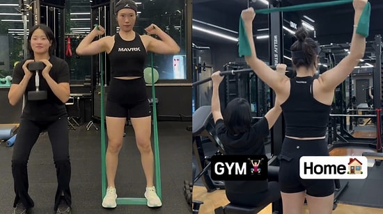 Fitness Creator Demonstrates Home Resistance Band Alternatives to Gym Machines