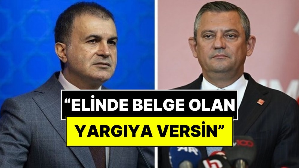 Özgür Özel'in Fon İddialarına Ömer Çelik'ten Yanıt