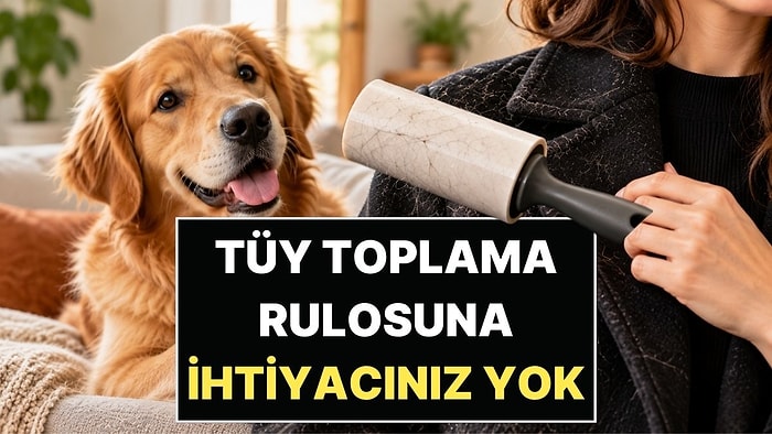 Tüy Toplama Rulosu Olmadan da Oluyormuş: Kıyafetlerdeki Tüyleri Toplamanın 5 Kolay Yolu