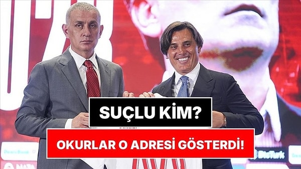 Faturayı Montella'ya Değil TFF'ye Kestiler!