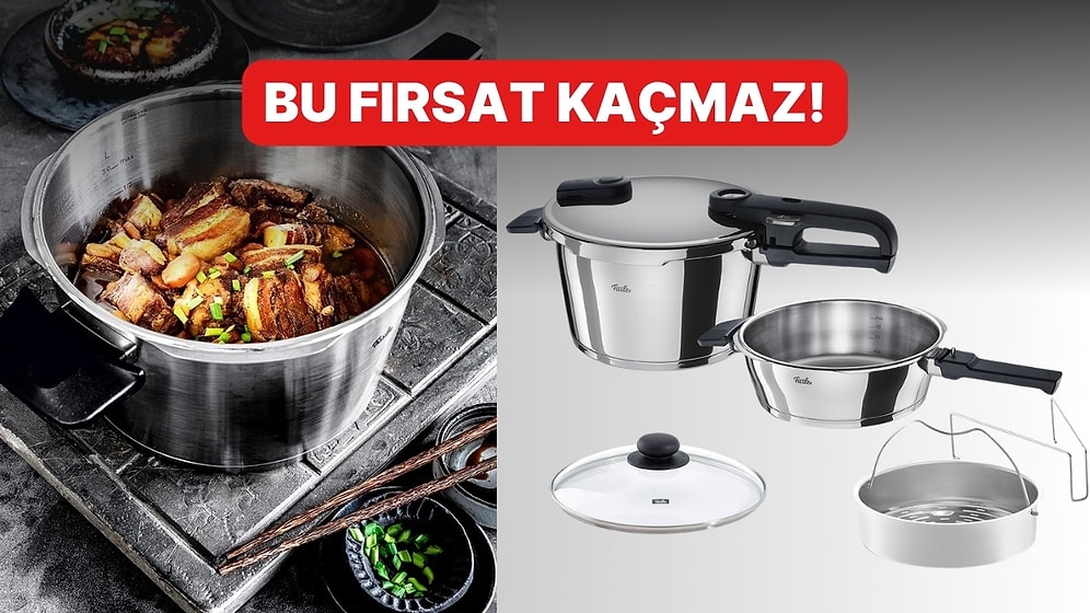 Günün Fırsatı: Fissler Vitaquick Edition Düdüklü Tencere Seti İndirimde!