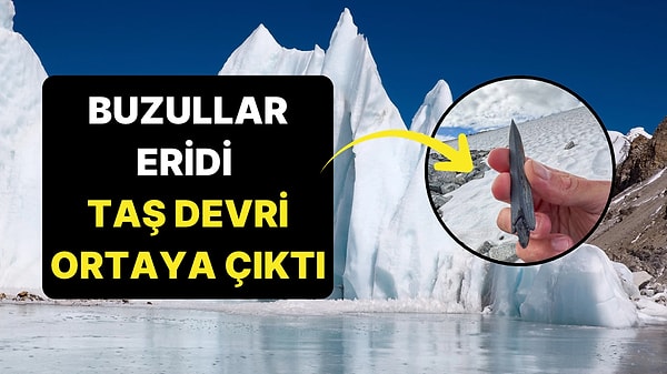 Eriyen Buzun Altından 6 Bin Yıllık Oklar Çıktı