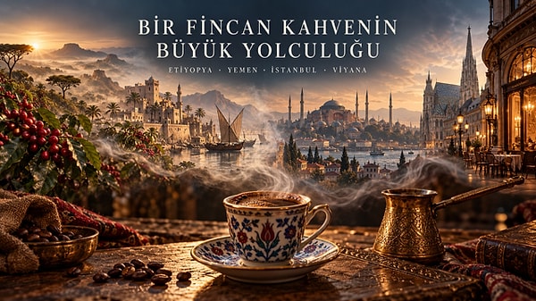 Bir fincan kahvenin izini geriye doğru sürdüğümüzde önce İstanbul’a, oradan Yemen’e ve sonunda Etiyopya’nın yüksek yaylalarına ulaşırız.