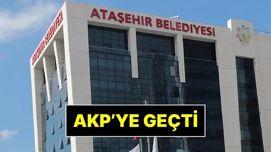 İstanbul'da Ataşehir Belediyesi AKP'ye Geçti